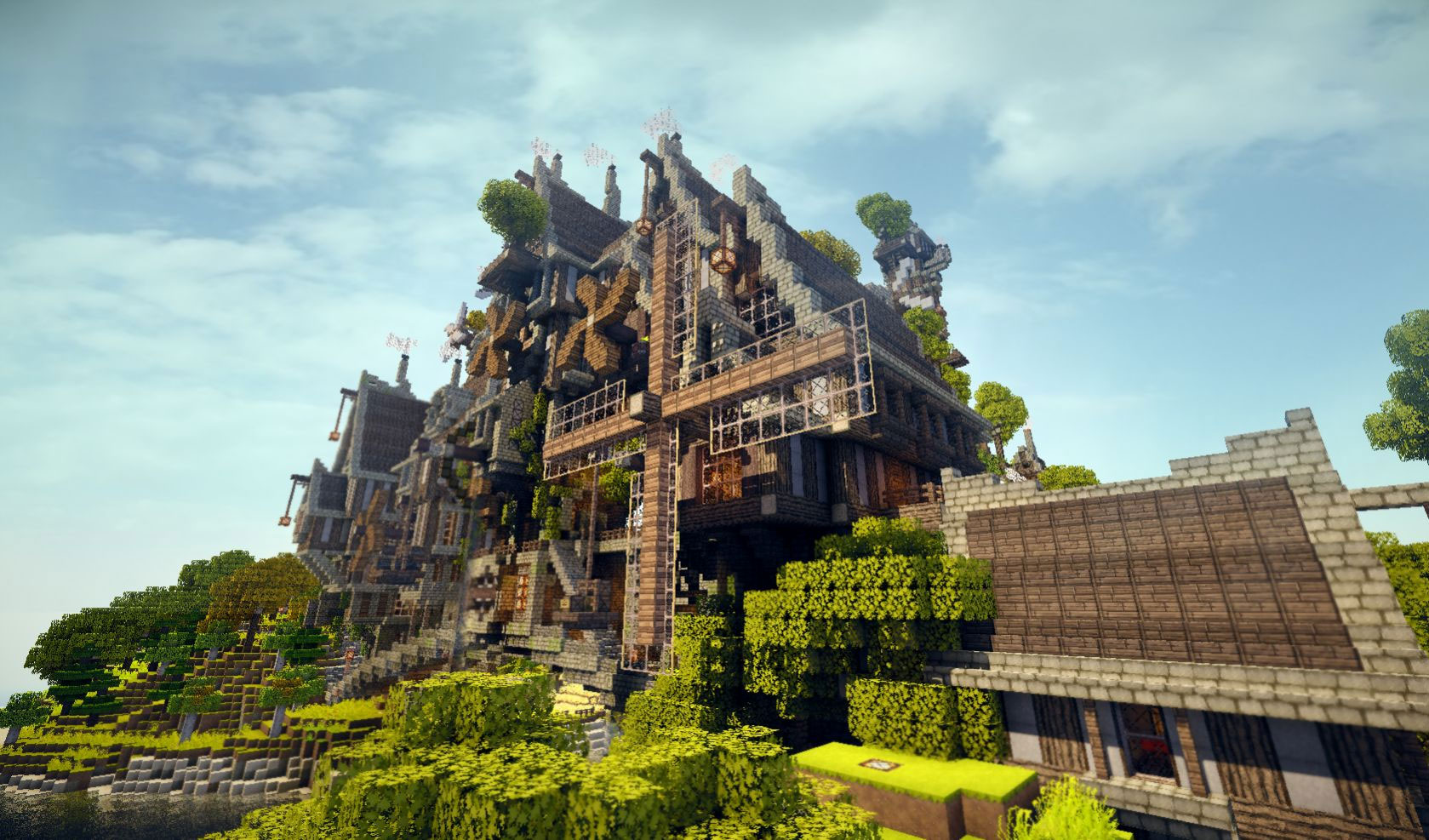 Amazing Minecraft masterpieces created by players themselves.