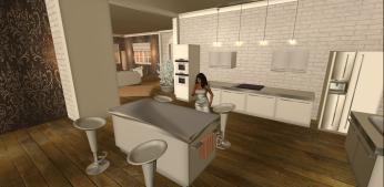 Second Life - Kitchen, Room, Furniture