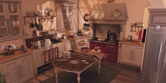 Second Life - Kitchen, Room, Furniture