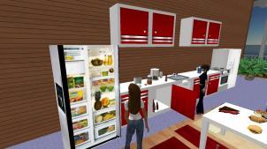 Second Life - Kitchen, Room, Furniture