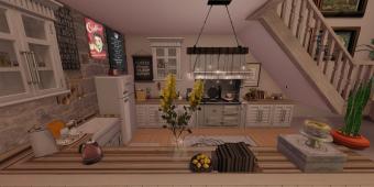 Second Life - Kitchen, Room, Furniture