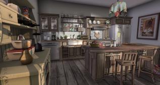 Second Life - Kitchen, Room, Furniture