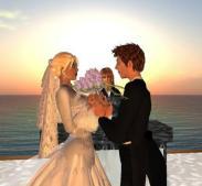 Second Life - Beach, Wedding