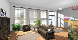 Second Life - Living Room, Furniture