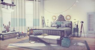 Second Life - Bedroom, Room