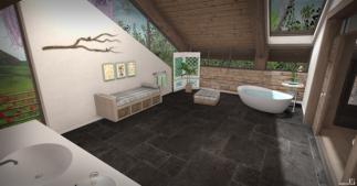 Second Life - Room, Bathroom