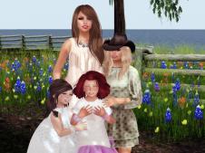 Second Life - Family, Beach