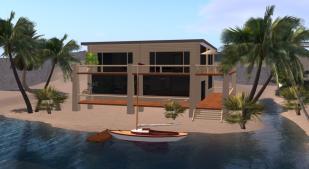 Second Life - Beach, House
